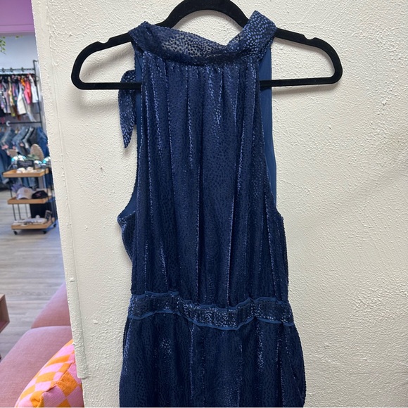 Elevenses Anthropologie blue jumpsuit - Picture 5 of 11